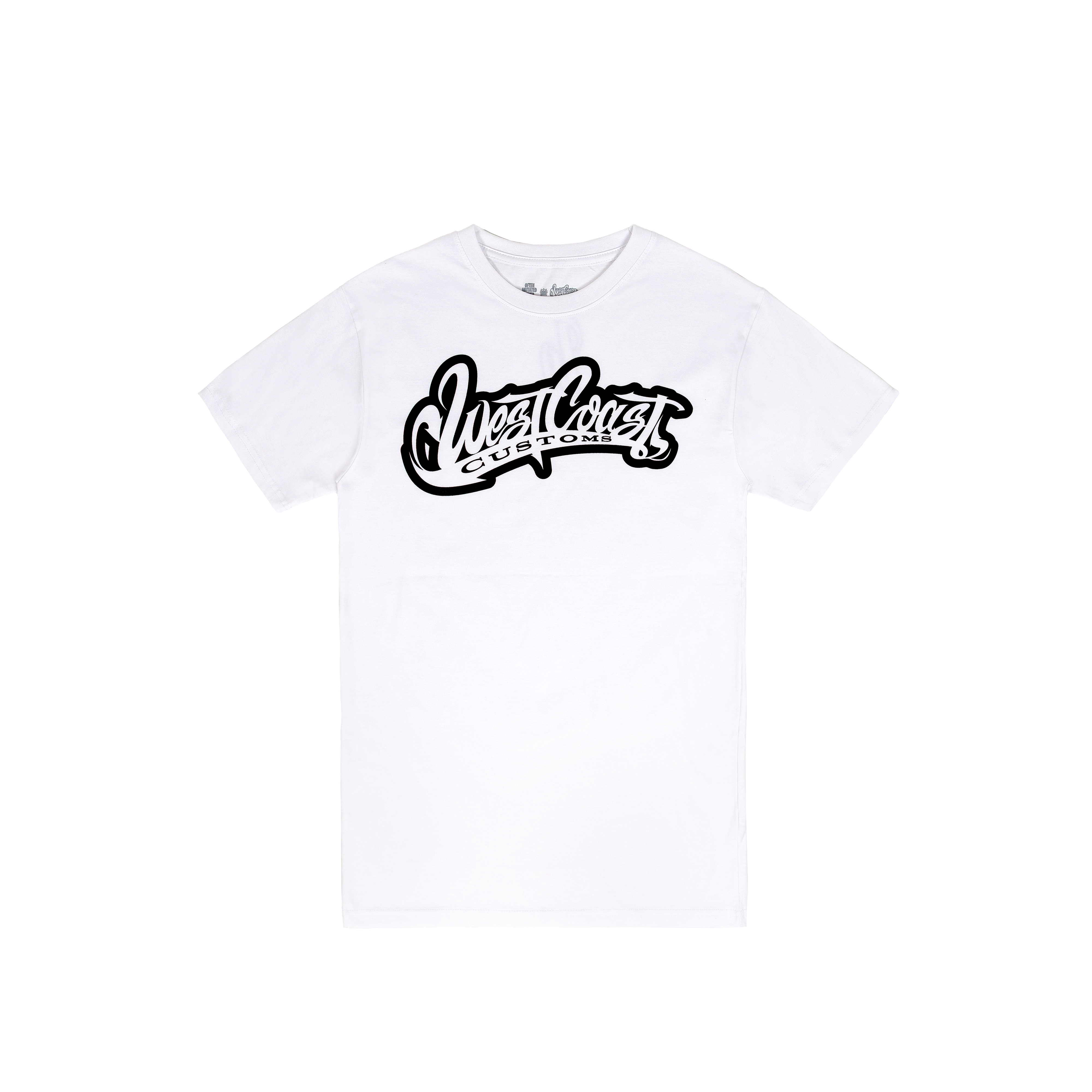 Logo Tee - Wht/Blk – West Coast Customs Merch